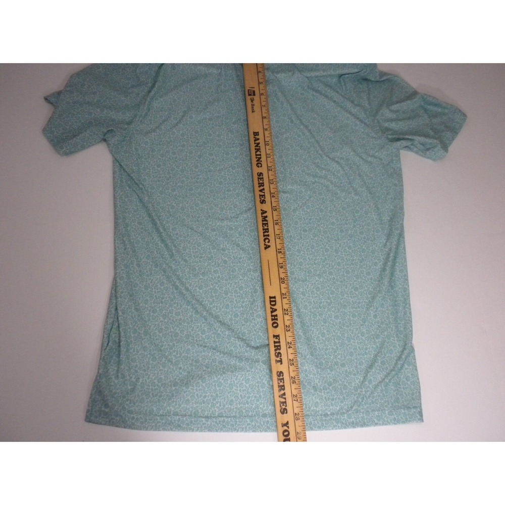 Hickey Freeman Polo Shirt‎ Mens M Green Floral Luxury Golf Ivy Prep Short Sleeve - Picture 8 of 11